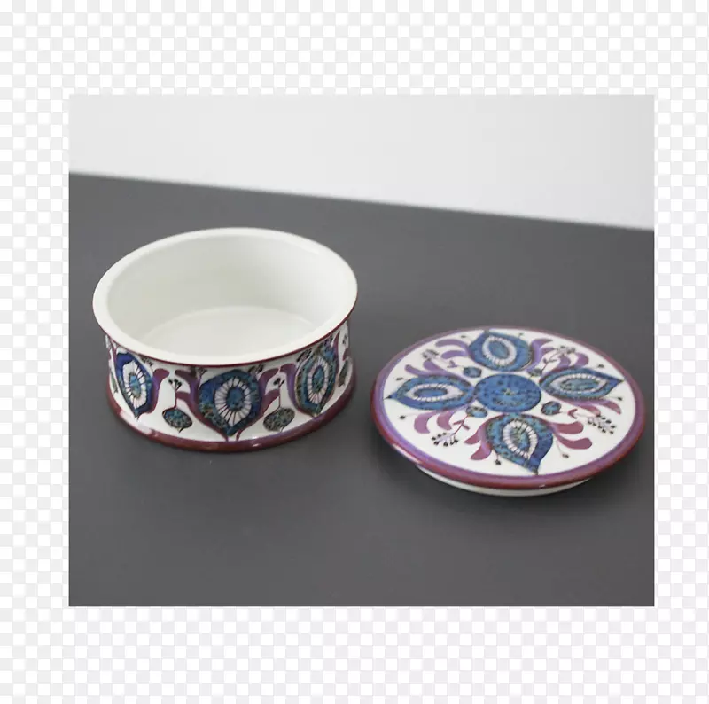 镀铝陶瓷碗，皇家哥本哈根-植物丹尼卡