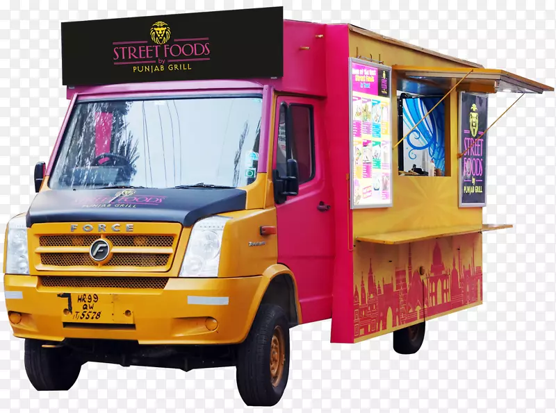 商用车素食菜印度菜vada食品卡车