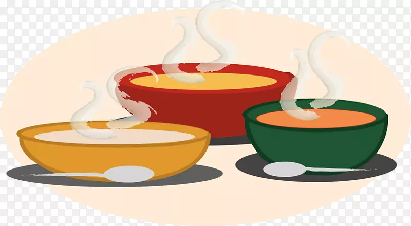 鸡汤混合蔬菜汤酸辣汤夹艺术-SOPA