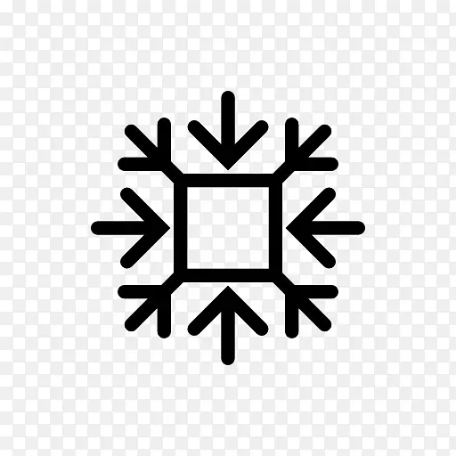 计算机图标空调符号雪花符号