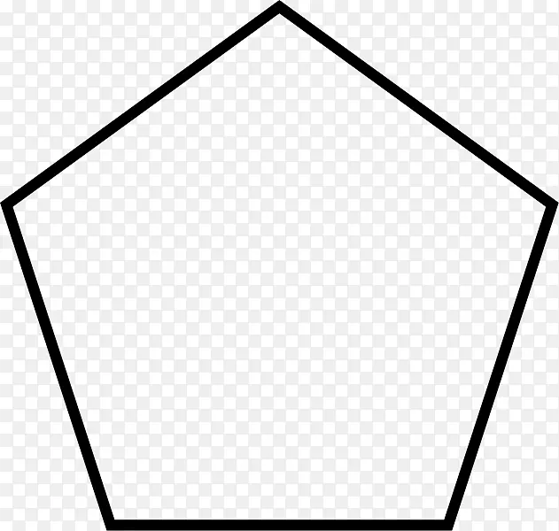 正多边形，五角形几何图形