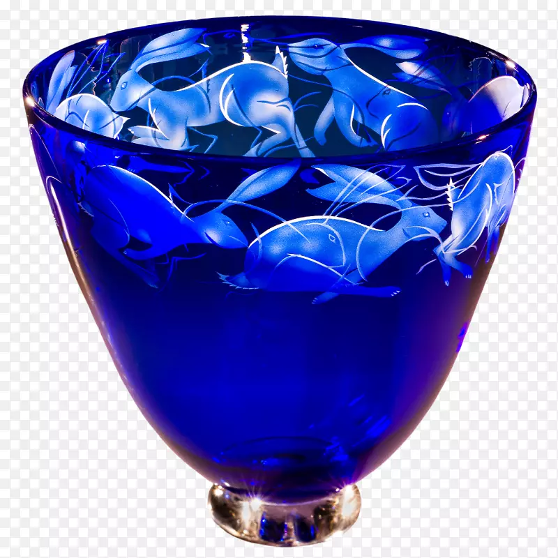 蓝色蓝宝石玻璃蓝精灵玻璃