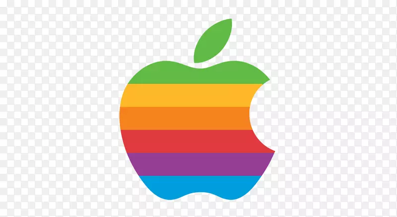 标志苹果品牌彩虹