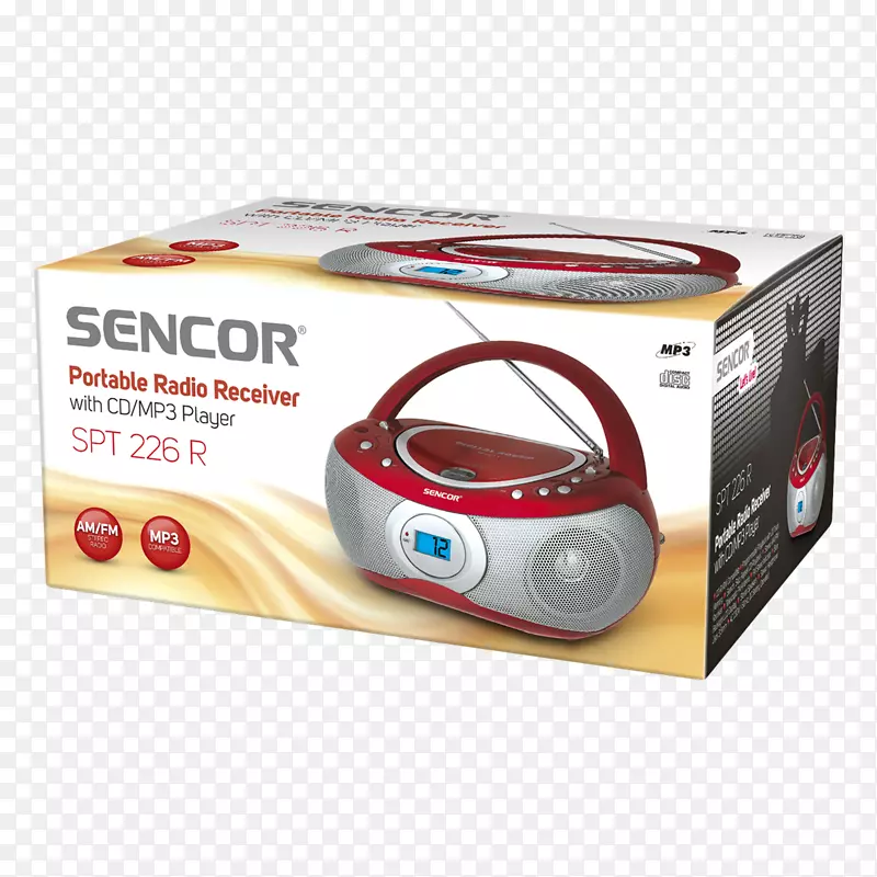 sencor spt 226 r 35039636 Boombox cd/mp3/usb sencor-stpt227b-产前