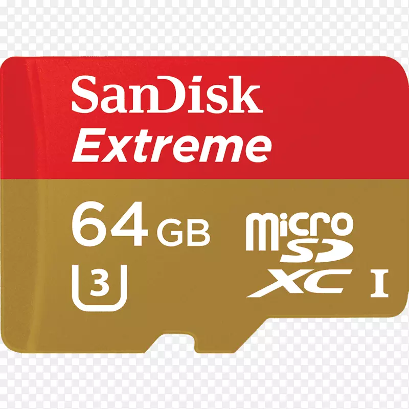 微SD安全数字SanDisk SDXC闪存卡.照相机