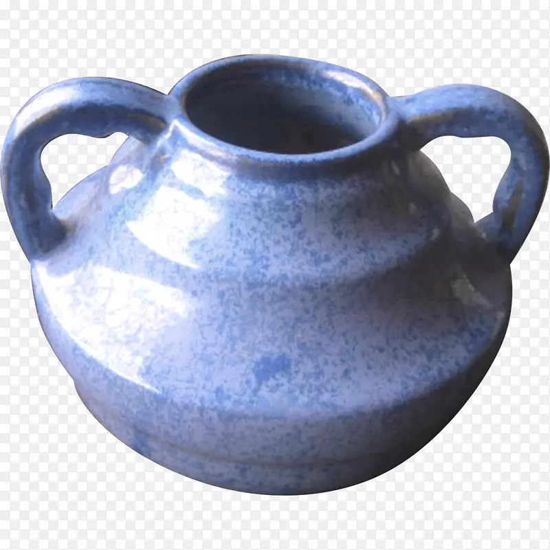 陶器花瓶陶瓷钴蓝田纳西花瓶