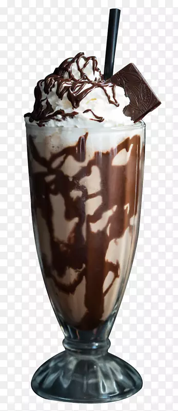 圣代巧克力冰淇淋咖啡厅奶昔热巧克力奶昔巧克力