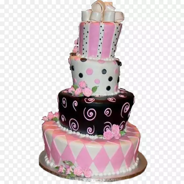 奶油婚礼蛋糕糖霜生日蛋糕糕点-婚礼蛋糕