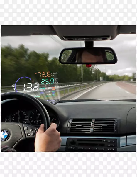 汽车车头显示器车载诊断挡风玻璃迎头显示界面设计