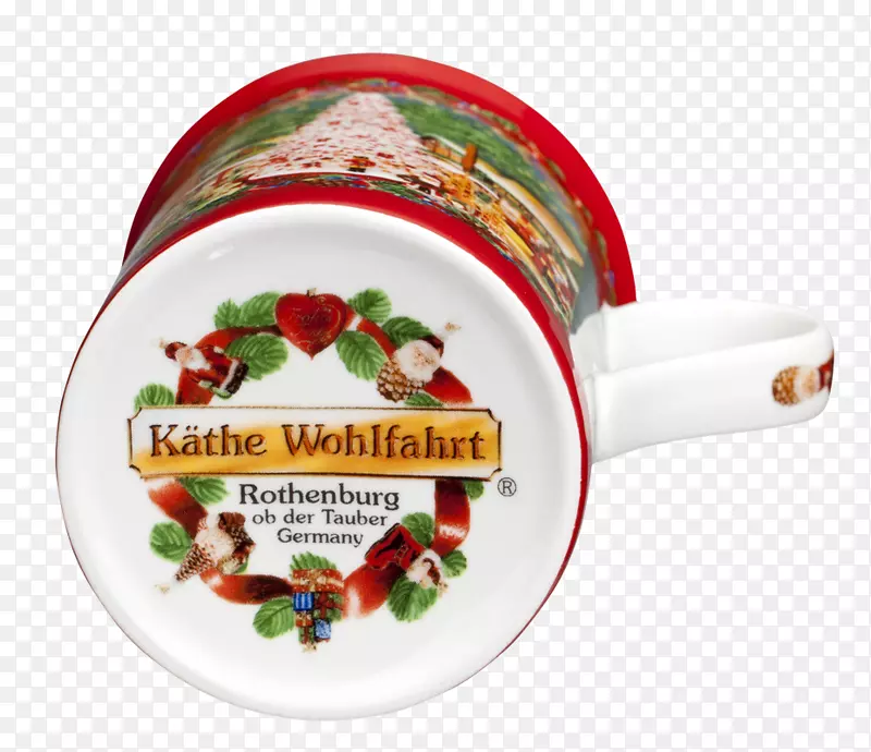 Kthe Wohlfahrt瓷圣诞村Kop圣诞装饰品-杯子