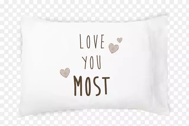 扔枕头垫长方形爱情-永远吻我晚安