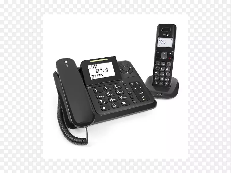 无绳电话的舒适性4005数字增强无绳通信.多音箱