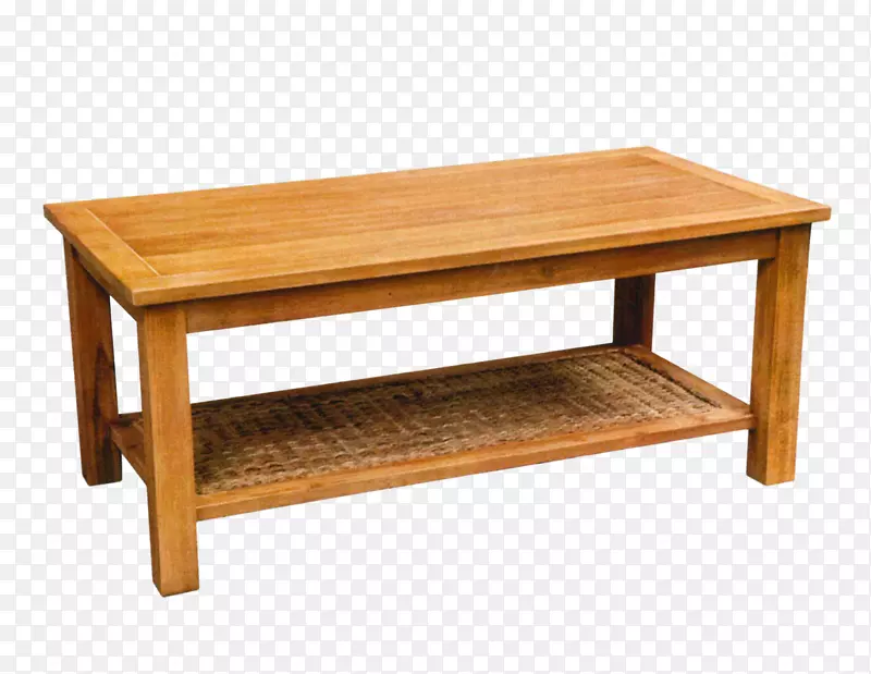 咖啡桌木头染色长方形桌子