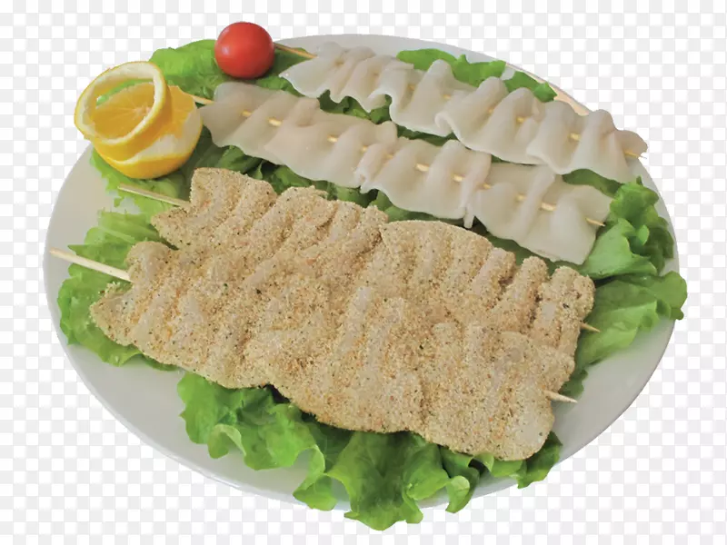 凯撒沙拉素食菜肴亚洲菜拼盘食谱-鱼