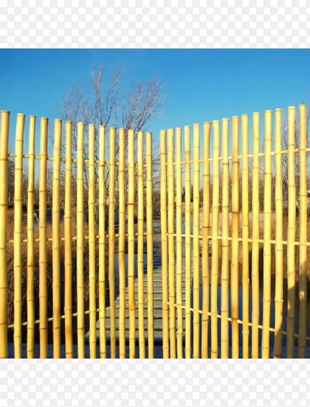 围栏、花园、竹架和板竹