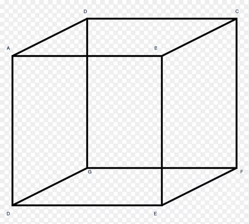 三维立体立方体形状几何网格立方体