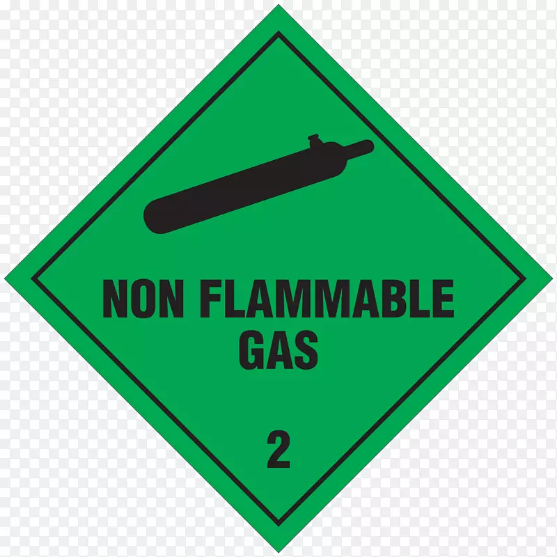危险货物易燃性和易燃性气体标志.危险货物