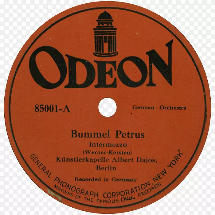 78 rpm tradera deon唱片标签-Victrola