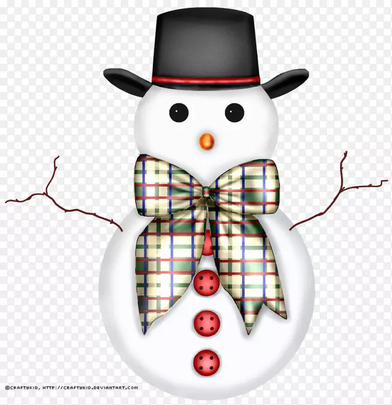 圣诞装饰品-简单雪人
