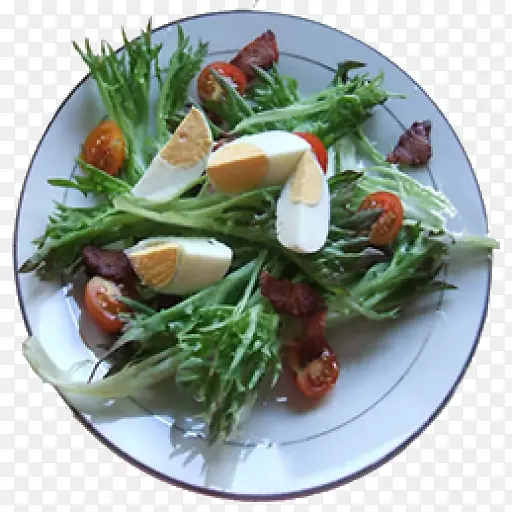 凯撒沙拉素食菜菠菜沙拉培根希腊沙拉-集体饮食
