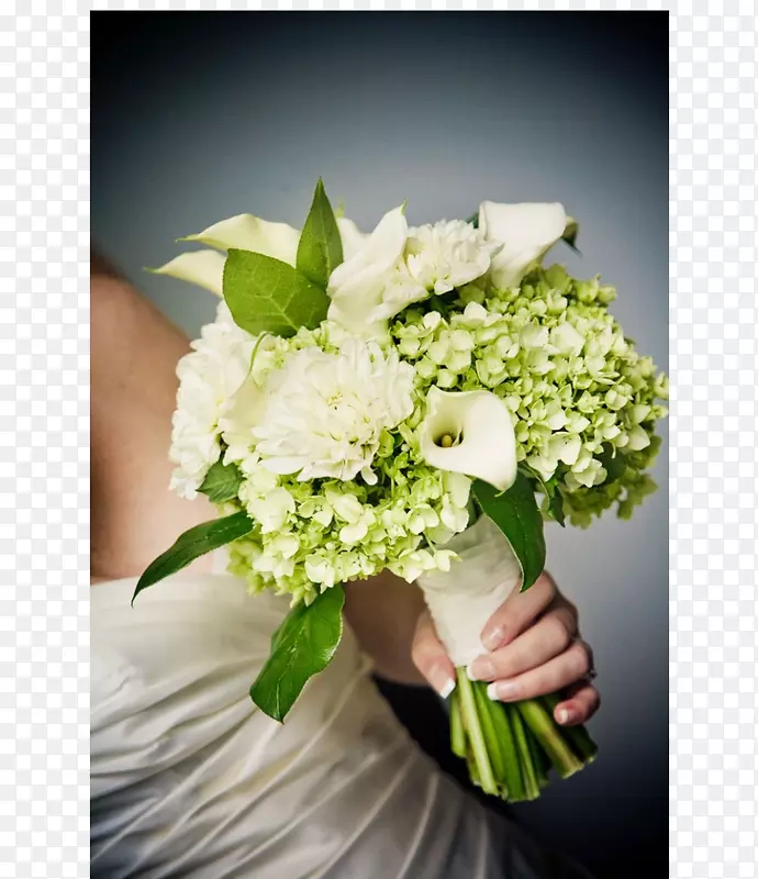 花束绣球，绿色婚礼-绣球婚礼