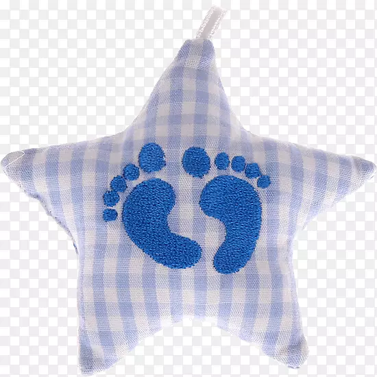 蓝色纺织婴儿宝宝摇铃之星-玛莎拉