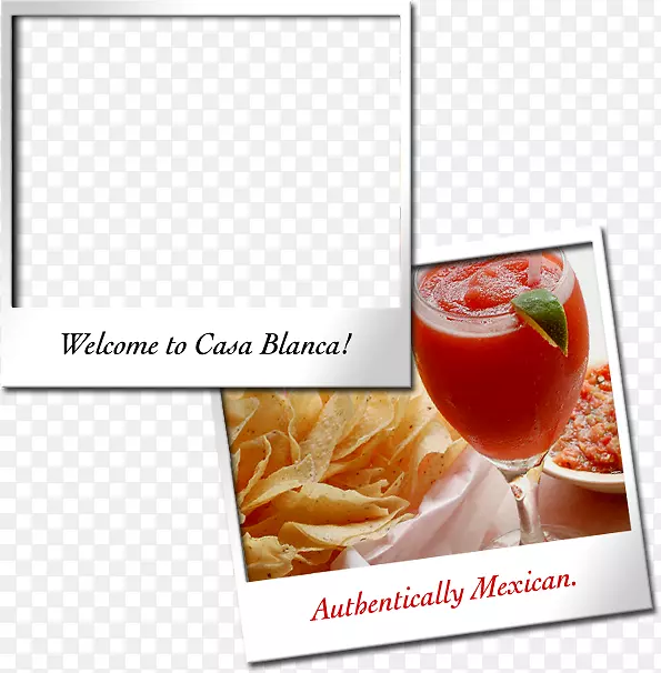 墨西哥料理，布兰卡鸡尾酒装饰海风果汁-果汁