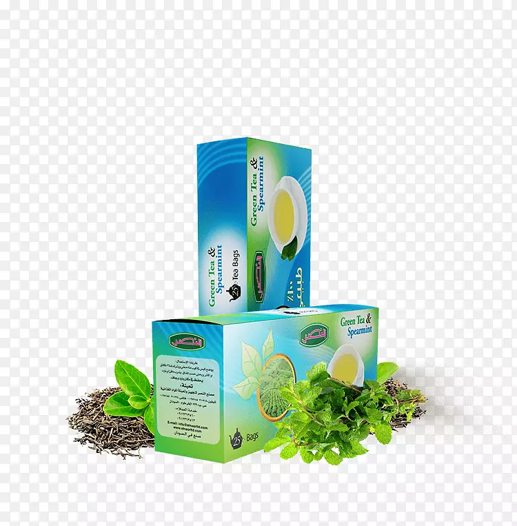 绿茶袋茶与添加剂薄荷茶