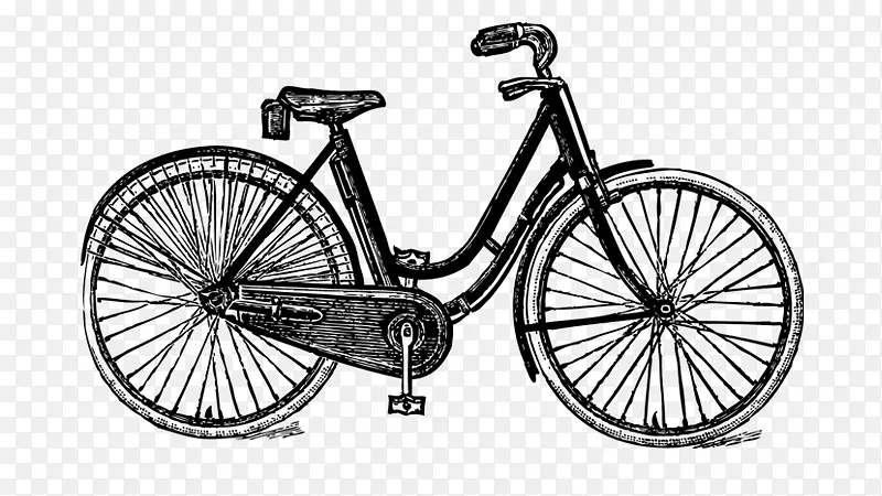 自行车踏板自行车车轮老式公路自行车-自行车复古