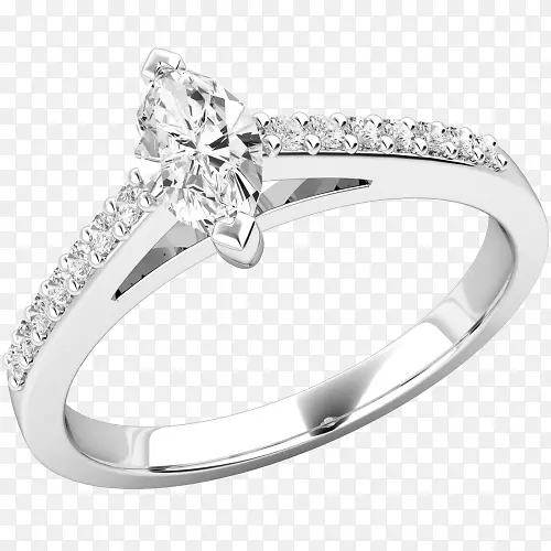 结婚戒指珠宝钻石金戒指