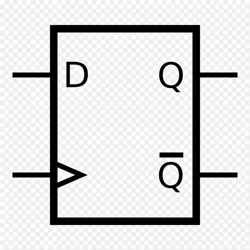 触发器电子电路电子符号集成电路芯片电子符号