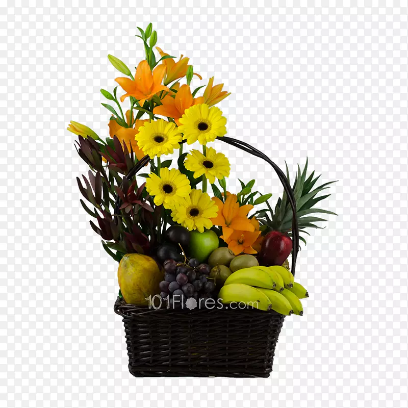 花卉设计水果食品礼品篮切花