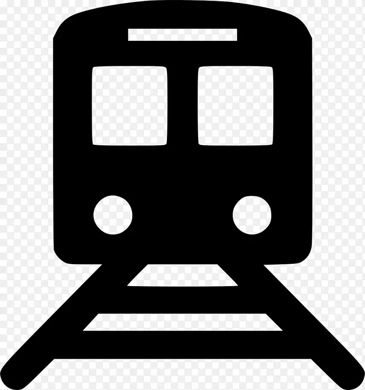 铁路运输列车计算机图标.列车