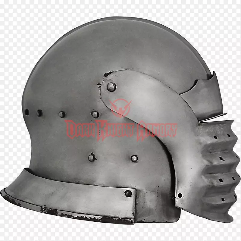 中世纪盔甲骑士头盔Sallet Gorget组件