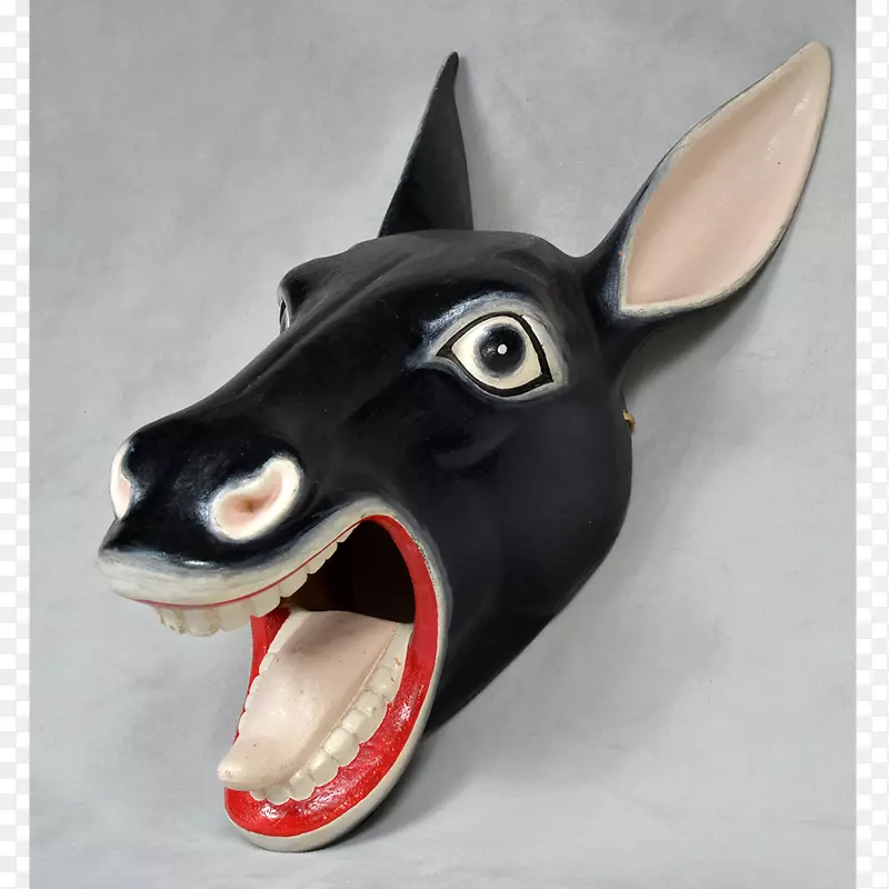 EL驴子面具Mixtec鼻子面罩