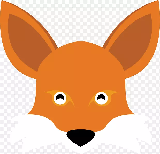 红狐卡通剪辑艺术-狐狸