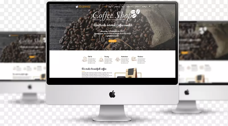 响应web设计web模板系统web开发模型包装咖啡