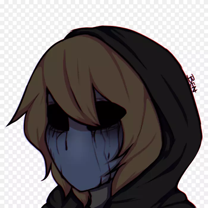 令人毛骨悚然的粉丝艺术杰夫，没有眼睛的杰克PNG图片素材下载_图片编号4584788-PNG素材网