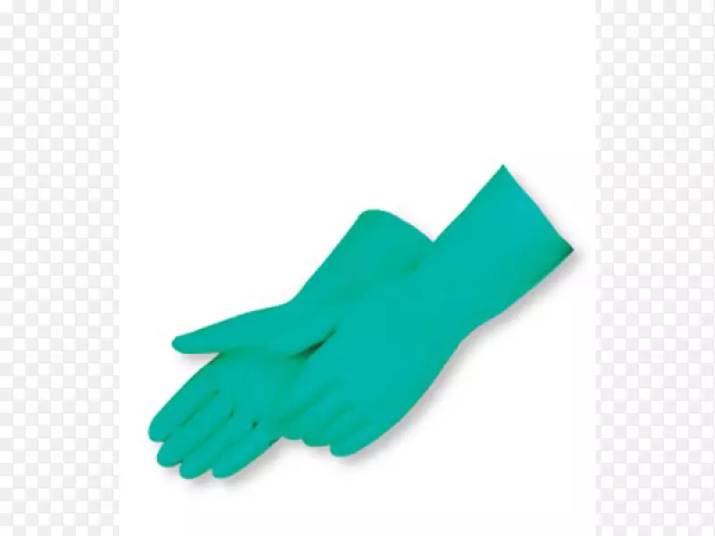 手指绿色手套耐化学性