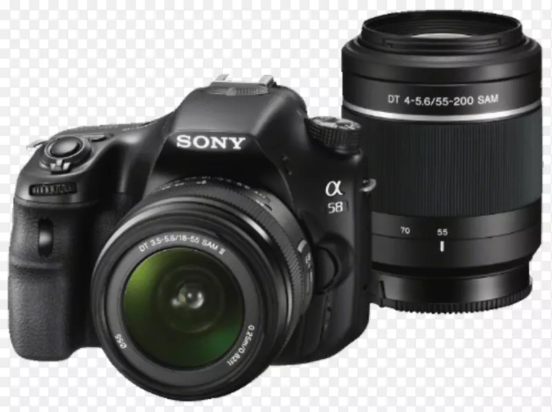sony alpha 58 sony slt数码单反相机e-s 18-55 mm镜头-sony