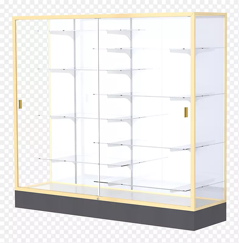 陈列柜玻璃家具地板依赖展示盒