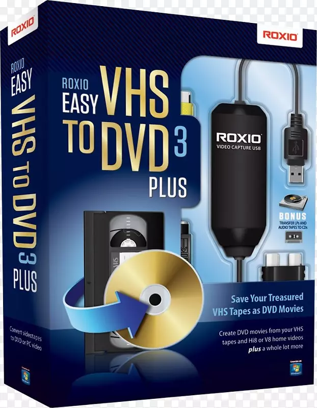 Corel Roxio Easy VHS到DVD+Hi8-dvd