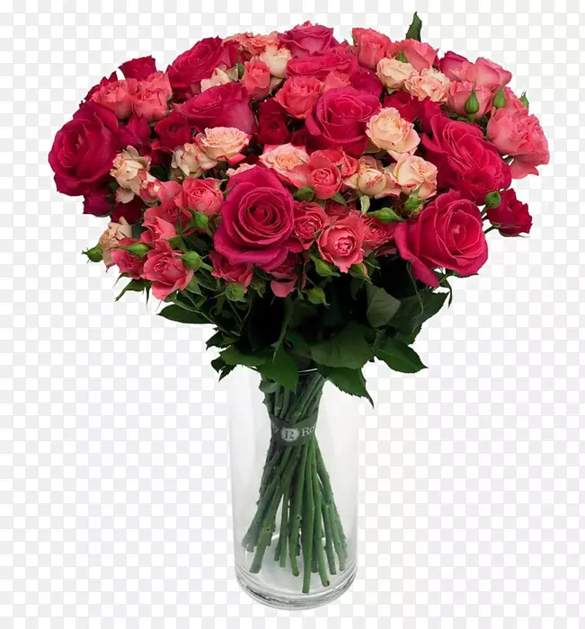 花瓶花束玫瑰花设计花瓶