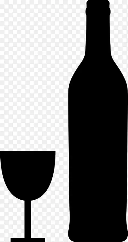 红葡萄酒，啤酒瓶，酒瓶