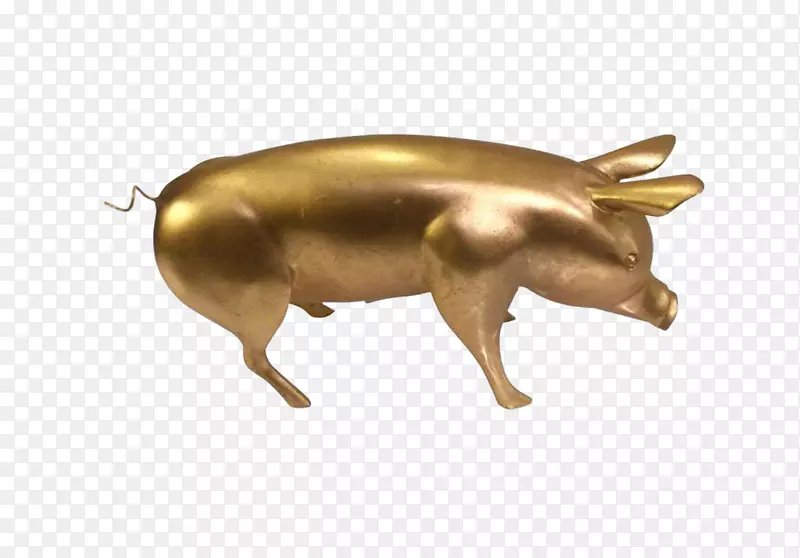 猪黄铜牛01504青铜-猪