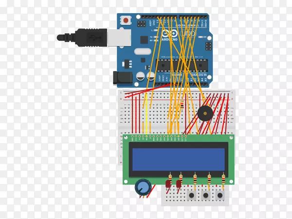 Arduino七段显示液晶显示电子电路显示装置电子电路