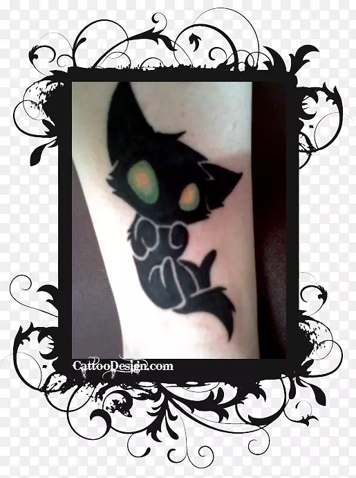 柴郡猫袖纹身艺术家-猫