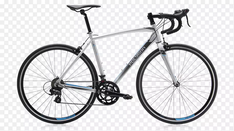 专业自行车部件，赛车，西内利道自行车-多边形黑色