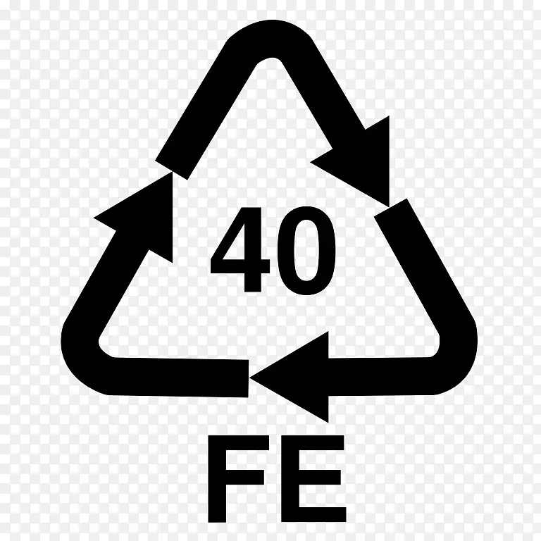 回收符号回收代码树脂识别代码塑料回收利用代码