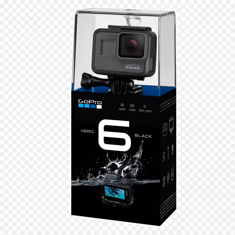 行动相机GoPro英雄6黑色4k分辨率-GoPro